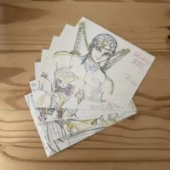 鬼滅の刃 展示原画ポストカード 宇髄天元 7枚セット フルコンプ