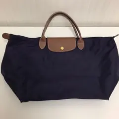 Longchamp ル・プリアージュ トートバッグ パープル　中古　汚れキズ有りのサムネイル