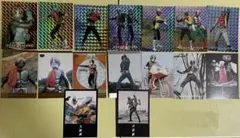 仮面ライダーカード（天田印刷加工）16枚セット