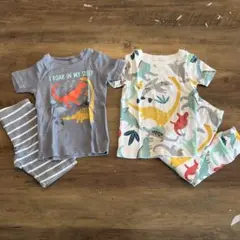 ベビー パジャマ ルームウェア Carter’s コストコ 2組上下セット 半袖のサムネイル
