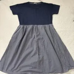 【Samansa Mos2】 半袖ワンピース Mサイズ