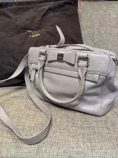 kate spade ライトグレー ショルダーバッグ