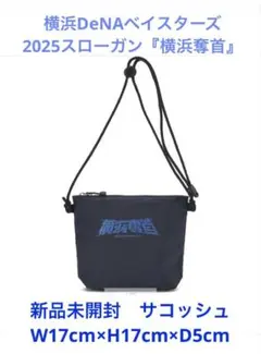 横浜DeNAベイスターズ 2025シーズンスローガン『横浜奪首』 サコッシュ