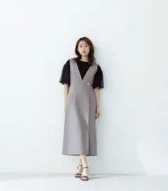 ナチュラルビューティーベーシック　美品　TRクリアツイルシリーズ ジャンスカ