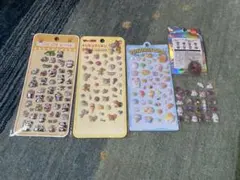 ぷくぷくシール　トムとジェリーなど５点セット