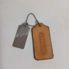 COACH チャーム キーホルダー レザー メタル