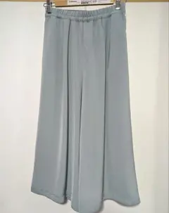 Honeys ガウチョパンツ Lサイズ ペールブルー