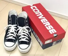 converse コンバース ブラック ハイカット スニーカー 25.5cm