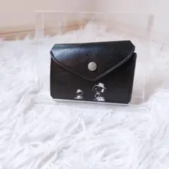 スヌーピー 三つ折り財布 BOOK BLACK ローソン