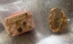 ジルスチュアート　ガチャガチャ　バニティポーチ　ピンク