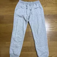 グレー ジョガーパンツ フリース素材