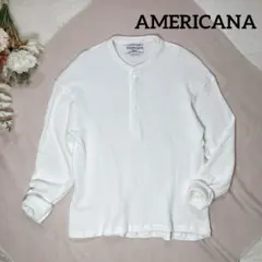 美品✨アメリカーナ　別注　WAFFLE LONGSLEEVE Tシャツ　コットンのサムネイル