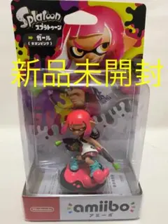 新品未開封　スプラトゥーン　amiibo   ガール　ネオンピンク amiibo ガール【ネオンピンク】（スプラトゥーンシリーズ