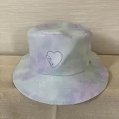 PKLT バケットハット タイダイ柄 ハート刺繍のサムネイル