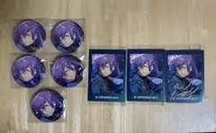 プロセカ　あんスタコラボ　ぱしゃっつ&ホログラム缶バッジ　神代類