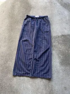 MERONA ワイド ストライプ パジャマパンツ イージーパンツ 古着