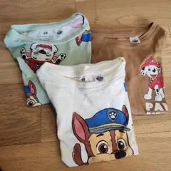 H&M パウパトロール　Tシャツ 3枚セット 100cm