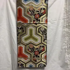 豪華な六角形模様の袋帯