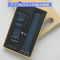 Apple Watch用 本革トップレザーバンド 40/41mm ネイビー