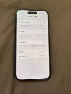 【値引相談可】Apple iPhone15 Pro 128GB【アダプター付き】