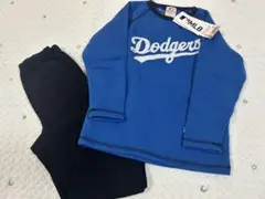 MLB ドジャース　裏起毛　パジャマ　長袖　キッズ　ジュニア　130