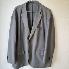 【美品】ユニクロ　感動ジャケット　グレー4XL