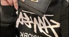 Stussy World Tour クルーネック スウェット ブラックのサムネイル