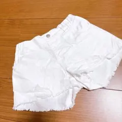ROSEFANFAN バースデイ ららちゃん 白 ダメージ ショーパン 150のサムネイル