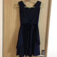 ネイビーワンピース ドレス  リミットレスラグジュアリー　38 Mサイズ