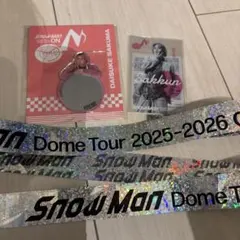 佐久間大介 Snow Man ON クリアステッカー、ミラーステッカー　銀テつき