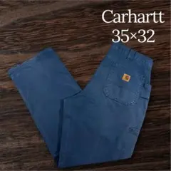Carhartt カーハート ペインターパンツ ワークパンツ ネイビー 古着のサムネイル