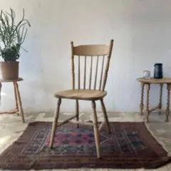 ビンテージ ダイニング カフェチェア 剥離