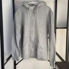 グレー Mサイズ フード付きパーカー