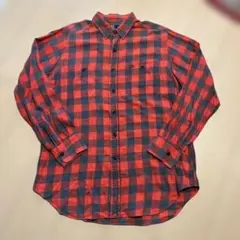 フェード　Ralph Lauren　ラルフローレン　チェックシャツ　M　80s
