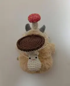 はむにぎり　きのこカチューシャときのこリュック