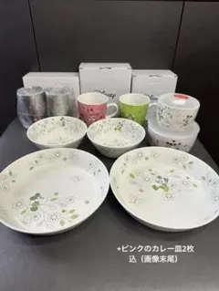 Disney食器6種（12個）セット 陶器・ステンレス製
