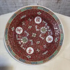 【中国　景徳鎮】 中国景德鎮60～70年代輸出品深型皿