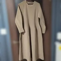 titivate ティティベイト　ボリュームスカートクルーネックニットワンピース