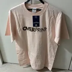 新品 OVERPRINT Tシャツ ピンク Sサイズ