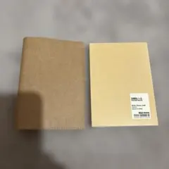 MUJI 文庫本ノート 144枚 & ブックカバー セット
