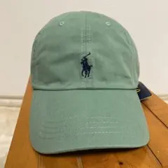 【未使用】POLO RALPH LAUREN グリーン キャップ