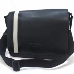 バリー メッセンジャーバッグ サフィアーノレザー A4可 黒 トレスポ