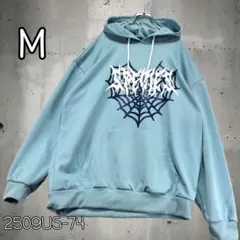 MANFINITY パーカー　フーディー　ライトブルー　M