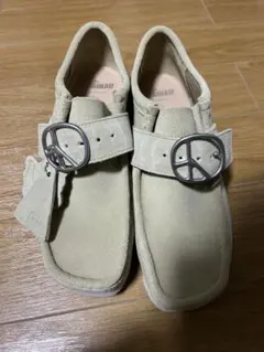クラークスNeedlesコラボ ワラビー ベージュ UK7.5 25.5cm