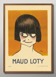 16211■A3アートポスター『モー・ロティ フランス』絵画 イラスト マット