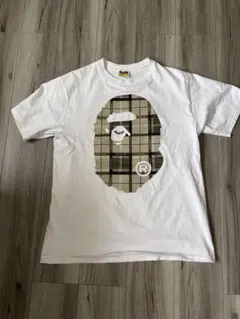 A BATHING APE チェック柄 Tシャツ 【確実正規品】 希少