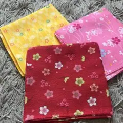 桜柄　綿バンダナ