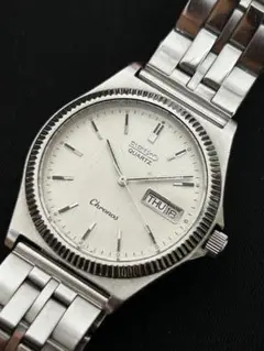 SEIKO Chronos クォーツ腕時計 ブラック 7433-7080 SEIKO Chronos クォーツ腕時計 ブラック 7433-7080