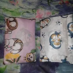 キャラクターエコバッグ　トート　ネコ柄　お得な二枚セット♡可愛い便利な大容量