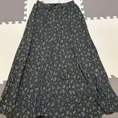 earth music & ecology 花柄フレアスカート Fサイズ